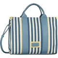 Produktbild: Tom Tailor Shopper Malie, Zip tote bag L, stripes blue, Blau - Blau
