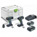 Produktbild: Festool - Schrauber- und Bohrer-Set tid 18 hpc 4,0 I-Set T18