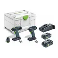 Produktbild: Festool Schrauber- und Bohrer-Set TID 18 HPC 4,0 I-Set T18