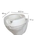 Produktbild: WENKO SECURA 12 cm Toilettensitz-Erhöhung WC Sitz Aufsatz Komfort bis 150kg NEU