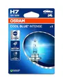 Produktbild: OSRAM COOL BLUE® INTENSE H7, +100% mehr Helligkeit, bis zu 5.000K, Halogen-Scheinwerferlampe, LED-Look, Einzelblister (1 Lampe)