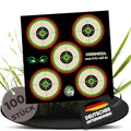 Produktbild: 100 Zielscheibe 5er Spiegel 14x14 Luftgewehr Luftpistole Schießstand Airgun…