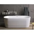 Produktbild: RIHO Modesty freistehende Badewanne, 170x76x59cm, 187 Liter, B090001005, Farbe: weiß