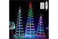 Produktbild: Jibenhome LED Baum Spirale Weihnachtsbaum, 8 Modi Lichterkette mit USB und Timer, 1.2M/1.5M/1.8M LED Baum mit Fernbedienun für Weihnachtsdekoration