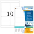 Produktbild: HERMA 10307 Repositionierbare Adressetiketten A4 96x50,8mm 100 Blatt matt weiß
