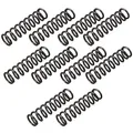 Produktbild: 10Stk. Motor Druckfeder 1,2mm Kabeldmr. 9mm Außendmr. 35mm freie Länge schwarz