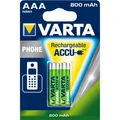 Produktbild: Varta Phone HA10 Nickel-Metall-Hydrid AAA Micro Akku 800 mAh 2er Pack