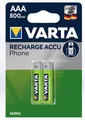 Produktbild: Varta ACCU Batterien Phone 58398 AAA/Micro Akku 800mAh, 2-Stück