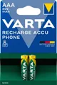 Produktbild: VARTA Akku Phone AAA; Micro; HR03 1,2 V/800 mAh, 2 St. Blister, 58398101402 1065303