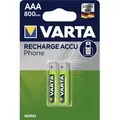 Produktbild: 10x2 Varta Akku Professional NiMh 800 mAh Micro VPE Innenk.