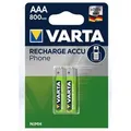 Produktbild: Varta ACCU Batterien Phone 58398 AAA/Micro Akku 800mAh, 2-Stück