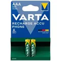 Produktbild: 1x2 Varta Akku Professional Accu NiMH 800 mAh AAA Phone Power