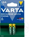 Produktbild: Varta AAA 800MAH NIMH 2-BL DECT Varta (58398) Varta - Phone