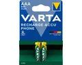 Produktbild: VARTA Varta Batterien RECHARGE ACCU Phone AAA 800mAh 2 Stück Batterie