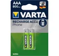 Produktbild: VARTA Varta Recharge Accu Phone AAA Akkus. Batterie, Umweltfreundliche NiMH-Technologie