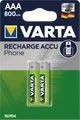 Produktbild: VARTA PHONE-AAA - NiMh Akku, AAA (Micro), 800 mAh, 2er-Pack