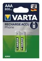 Produktbild: Varta Akku Micro 1,2V AAA Nickel-Hydrid 800mAh HR03 1zell Ø10,5mm - 58398