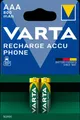 Produktbild: 2 x Varta Rechargeable Phone Accu Mikro / AAA /58398, NiMH,  800 mAh