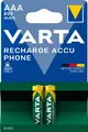 Produktbild: 2 Micro Akku AAA VARTA 800mAh speziell DECT schnurlos Telefon HR03 Ni Mh Blister
