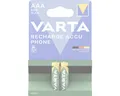 Produktbild: Varta Accu Batterie T398 800 mAh AAA Micro 2 Stück