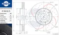 Produktbild: ROTINGER 2x Bremsscheibe Ø288 mm belüftet vorne für Mercedes CLK Cabriolet W202