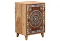 Produktbild: Marrakesch Orient & Mediterran Interior Nachttisch Boho Möbel Nachttisch Beistelltisch Kommode Nachtschrank Binar (1-St), Handarbeit