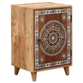 Produktbild: Nachttisch Beistelltisch Nachtschrank kleine Kommode aus Holz Schlafzimmer 68cm