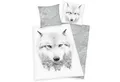 Produktbild: Herding Kinderbettwäsche Bettwäsche Set mit Wolf 135 x 200 cm 80 x 80 cm 100% Baumwolle, 1 teilig, Langlebig