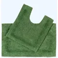 Produktbild: 2-tlg. Badgarnitur flaschengrün aus 100% Baumwolle - Homescapes