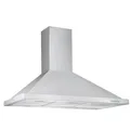 Produktbild: Respekta Dunstabzugshaube / Wandhaube 90 cm / Edelstahlgehäuse / Abluft - und Umluftfunktion / CH22068IXB / B / 58 – 64 dB
