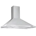 Produktbild: Respekta CH22068IXB EEK: B Kaminhaube, 90 cm breit, Drucktasten, Metallfettfilte