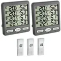 Produktbild: TFA 30.3054.10 Klima Monitor Spezial Thermometer Hygrometer digital zwei Display