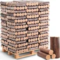 Produktbild: holz4home® Hartholz-Eichenbriketts I Holzbriketts 960 kg auf Palette I Brennholz als Winter Vorrat I Kaminholz Briketts I Ideal für Heizen mit Ofen Kamin