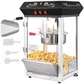 Produktbild: Uimoso Popcornmaschine Maker Popcornautomat Popcorngerät Kino 850W 8oz Schwarz