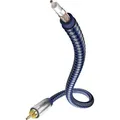 Produktbild: Inakustik 00408021 Cinch Audio Anschlusskabel [1x Cinch-Stecker - 1x Cinch-Stecker] 2.00 m Blau, Grau vergoldete Steckkontakte