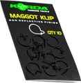 Produktbild: Korda Maggot Klip - 10 Madenclips, Größe:M