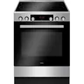 Produktbild: Amica SHCX 913 100 E, Standherd Elektro, 60 cm, Fine Design, Edelstahl, 77 l, Window Timer, MF9, Umluft, - Silber