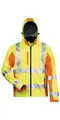 Produktbild: elysee Warnschutz-Softshelljacke JIM Größe L gelb/orange