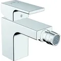 Produktbild: hansgrohe Vernis Shape Einhebel-Bidetmischer mit Zugstangen-Ablaufgarnitur, Ausladung 124 mm, 71211000, Farbe: Chrom