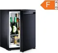 Produktbild: Dometic Minibar Mini-Kühlschrank HiPro Alpha N40S links | 33l | geräuschlos | LED | 0 dB | 96 kWh/Jahr | schwarz, F (Spektrum A bis G)
