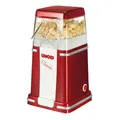 Produktbild: UNOLD 48525 Popcornmaker ohne Öl Popcornmaschine 900 Watt rot mettalic weiß