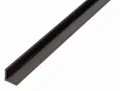 Produktbild: Alberts® Winkelprofil, Kunststoff, versch. Größen und Farben-1 m-Schwarz-15 x 15
