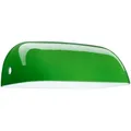 Produktbild: Relaxdays Lampenschirm für Tischlampe, Glas, Ersatzglas Bankerlampe, H x B x T: 7,5 x 22,5 x 13,5 cm, Lampenglas, grün