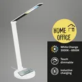 Produktbild: Briloner Cuma LED Schreibtischlampe Dimmbar Induktive Ladefläche 18x44cm