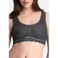 Produktbild: Anita since 1886 Bügelloser BH Essential Lace (1-tlg) Bralette - Nahtlose Verarbeitung, Bequeme, breite Träger grau S