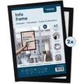 Produktbild: EUROPEL Magnetrahmen INFO FRAME, DIN A3, schwarz