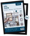 Produktbild: 2 EUROPEL Magnetrahmen INFO FRAME, DIN A3, schwarz