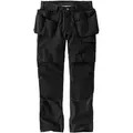 Produktbild: Carhartt Relaxed Straight Steel Rugged Flex Ripstop Double-Front Cargo Hose, schwarz, Größe 30 32 für Männer