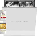 Produktbild: EXQUISIT Einbau-Geschirrspüler | 60 cm | 12 Maßgedecke | 4 Programme | silber | EEK E, E (Spektrum A bis G)