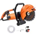 Produktbild: VEVOR Elektrische Betonsäge, 230 mm, Hochleistungs-Kreissäge 2000 W, Schnitttiefe 89 mm, Nass-/Trocken-Scheibensäge mit Wasserrohr, Wasserpumpe,...